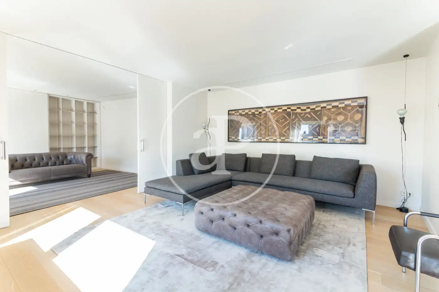 Living room of Flat for rent in Barcelona  with Air Conditioner, Heating and Terrace