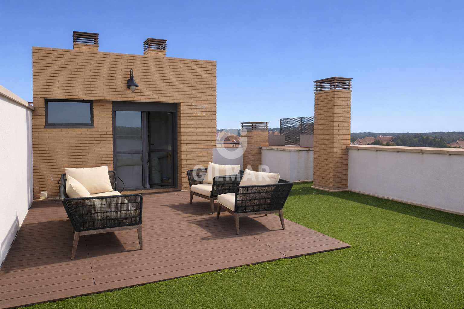 Terrace of Attic for sale in Boadilla del Monte  with Heating, Storage room and Swimming Pool