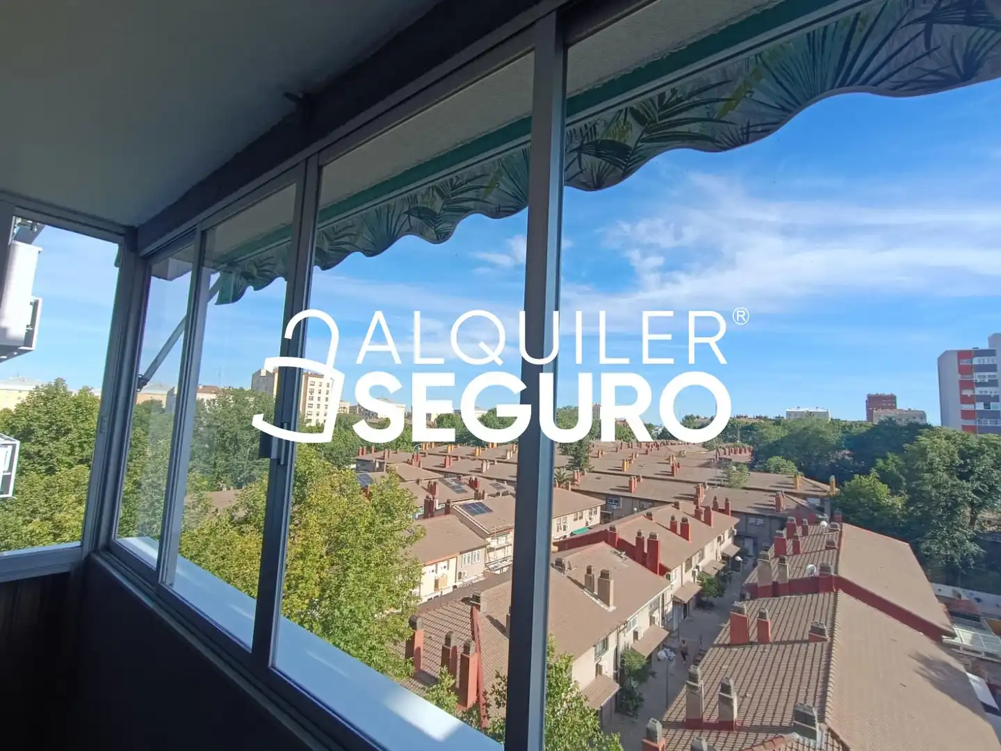 Balcony of Flat for rent in Madrid  with Air Conditioner, Heating and Terrace