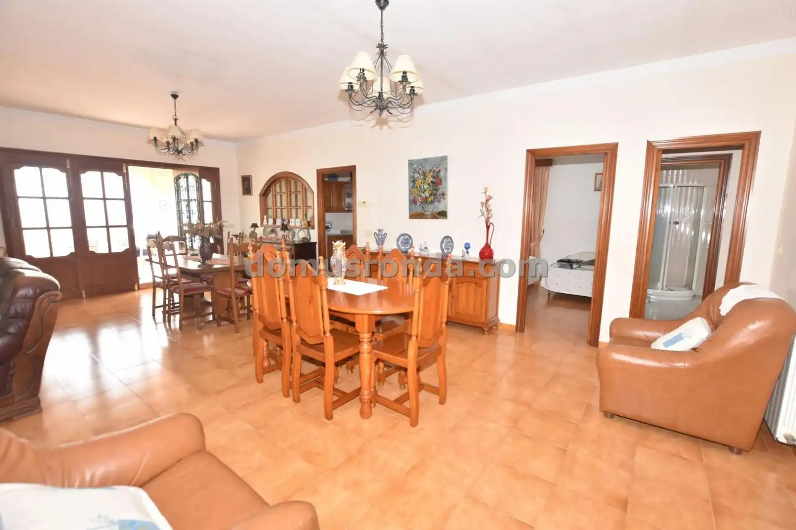 Menjador de Casa o xalet en venda en Cuevas del Becerro amb Calefacció, Terrassa i Traster