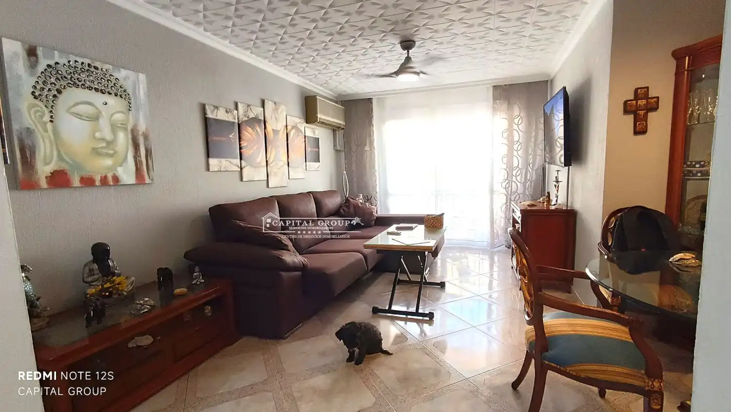 Sala de estar de Piso en venta en Huelva con Aire acondicionado, Terraza y Amueblado