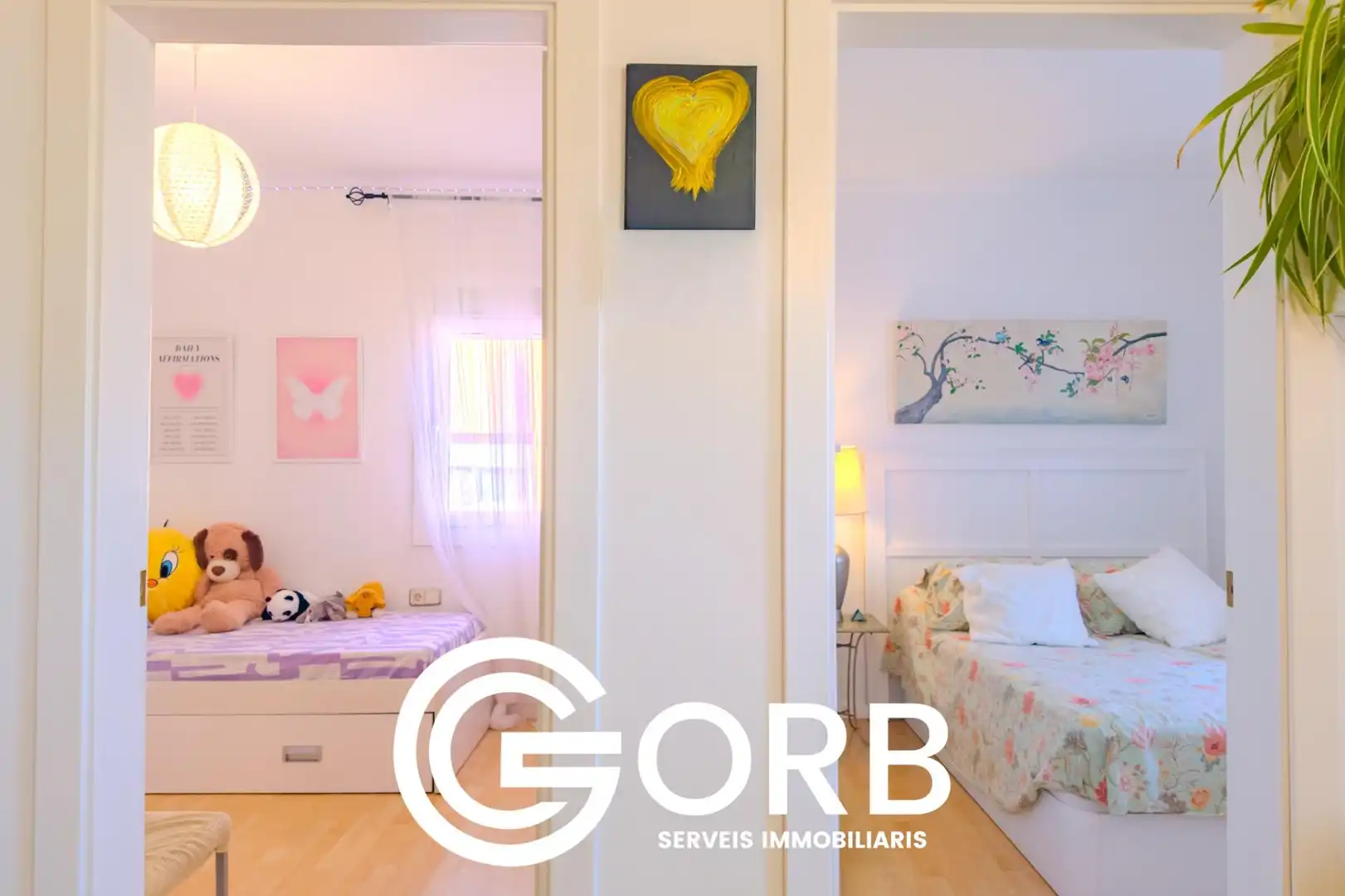 Schlafzimmer von Wohnung zum Verkauf in Mataró mit Klimaanlage, Heizung und Parkett