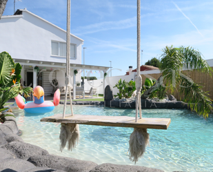 Piscina de Casa o xalet en venda en La Pobla de Vallbona amb Aire condicionat, Jardí privat i Terrassa