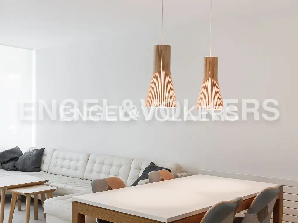 Esszimmer von Wohnung zur Miete in Valencia mit Klimaanlage, Heizung und Parkett