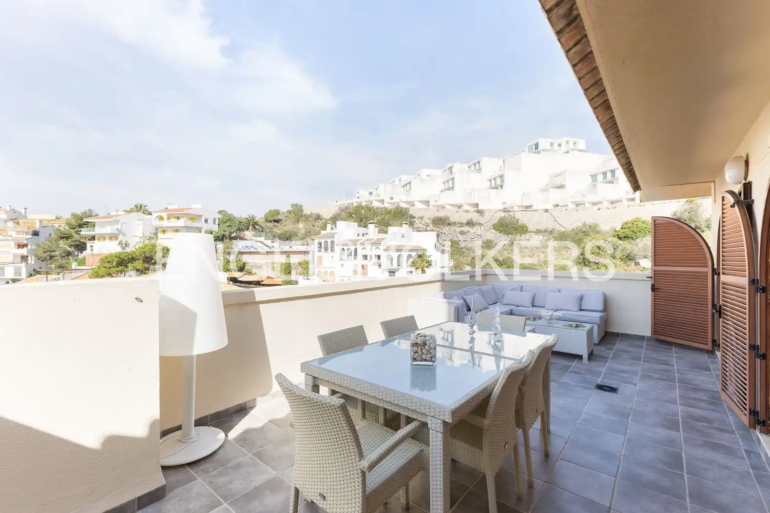 Terraza de Ático de alquiler en Cullera con Aire acondicionado, Calefacción y Parquet