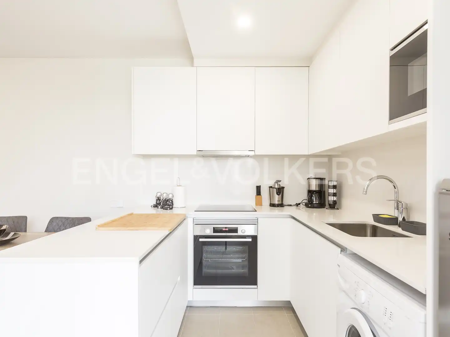 Cocina de Piso en venta en Sant Adrià de Besòs con Aire acondicionado, Calefacción y Parquet