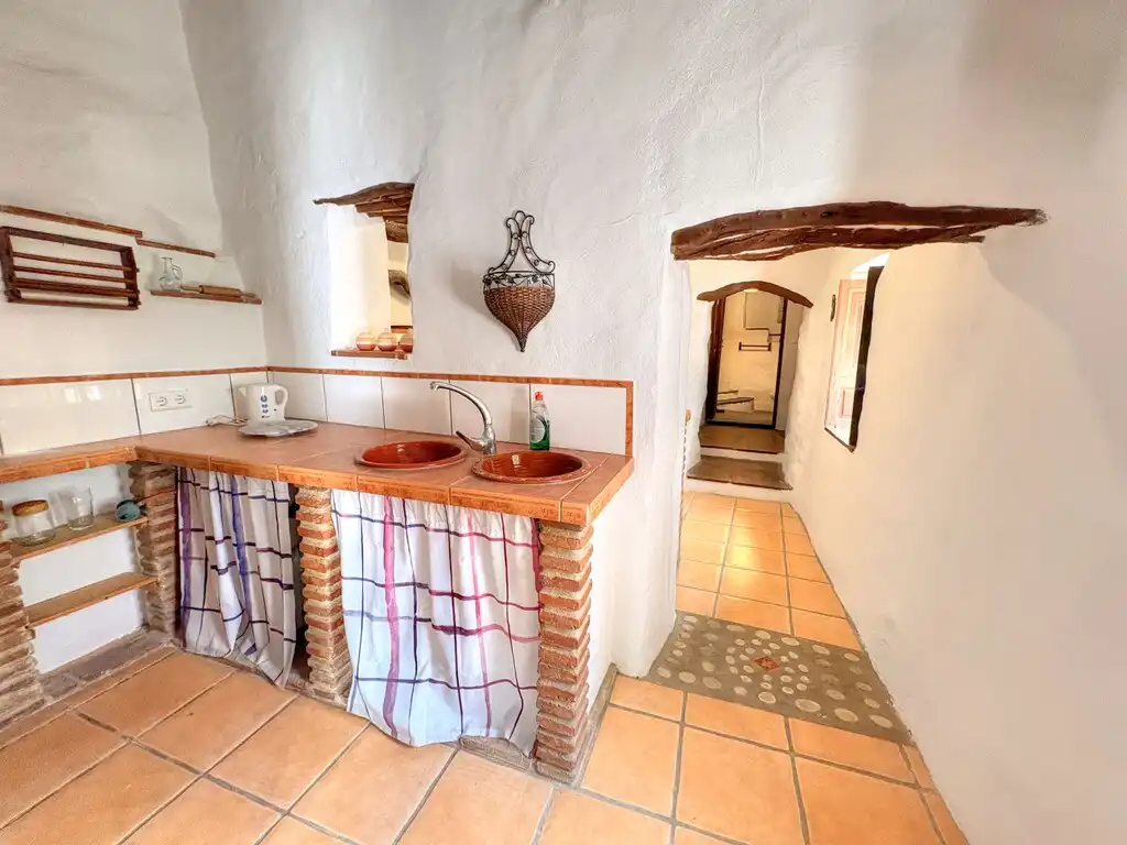 Cocina de Finca rústica en venta en Benamargosa con Jardín privado y Amueblado
