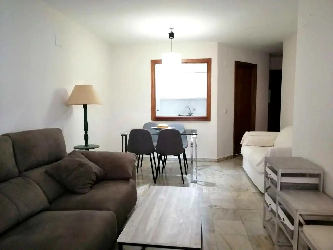 Wohnzimmer von Wohnung zur Miete in Cáceres mit Klimaanlage, Terrasse und Möbliert