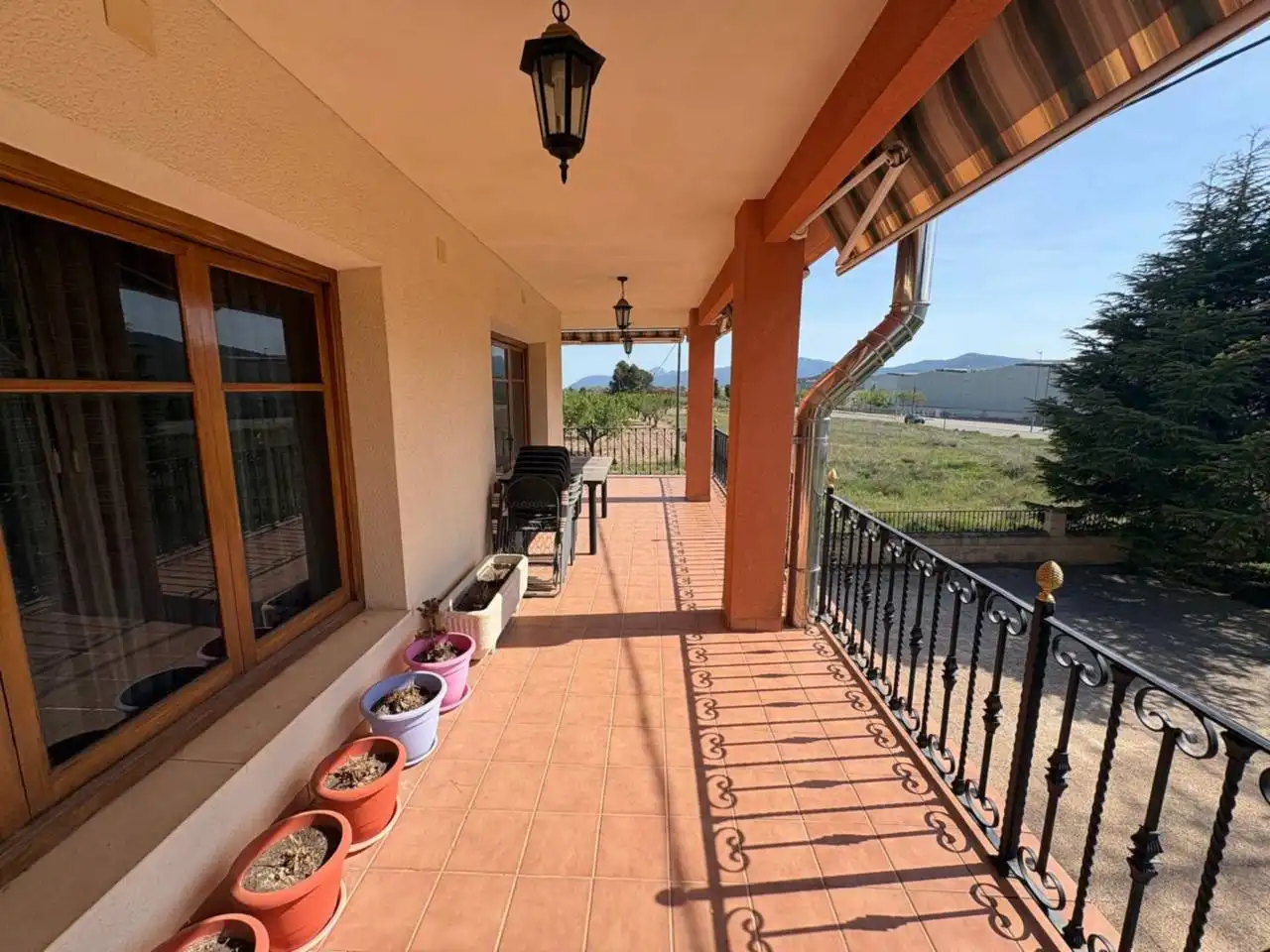 Terraza de Finca rústica en venta en Onil con Calefacción, Jardín privado y Terraza
