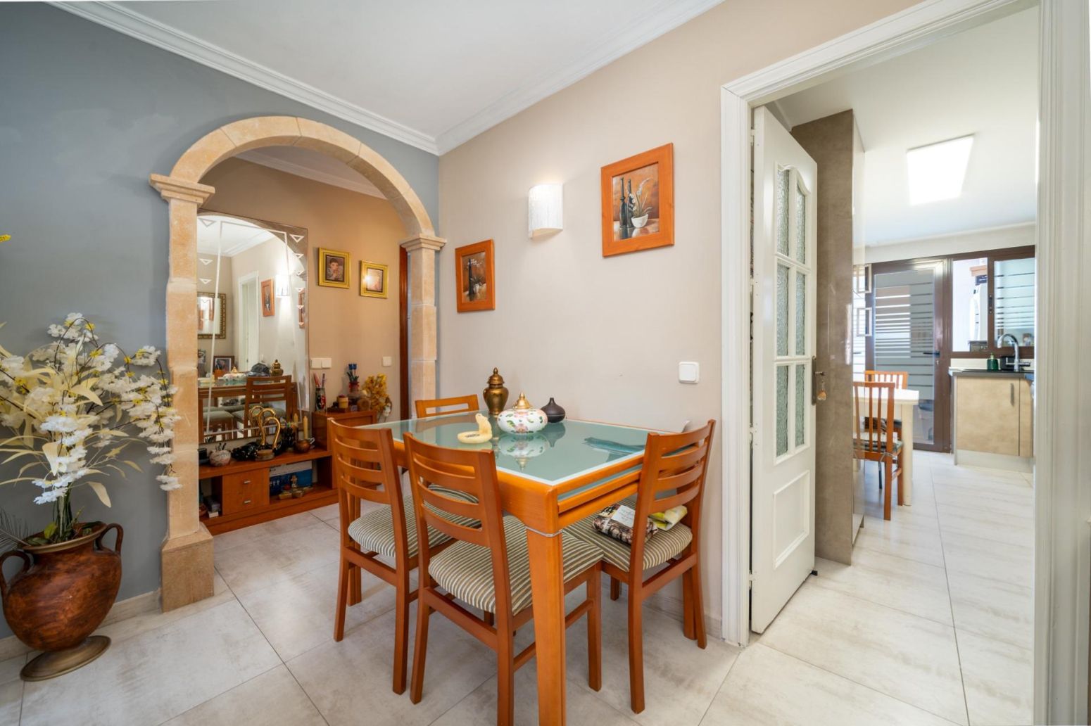 Dining room of Flat for sale in Capdepera  with Air Conditioner, Heating and Parquet flooring
