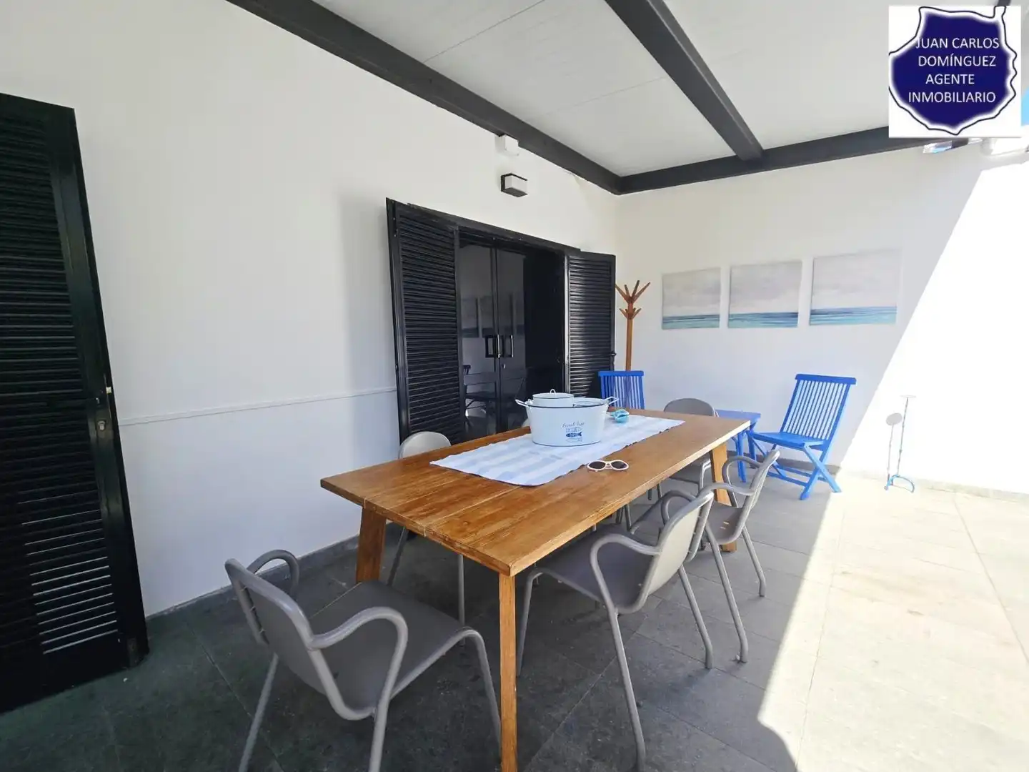 Esszimmer von Haus oder Chalet zur Miete in San Bartolomé de Tirajana mit Klimaanlage, Terrasse und Abstellraum