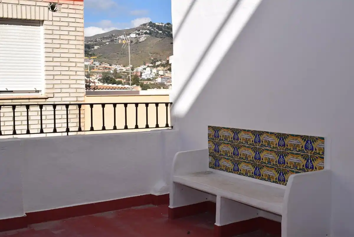 Dormitori de Casa adosada en venda en Almuñécar amb Terrassa, Moblat i Microones