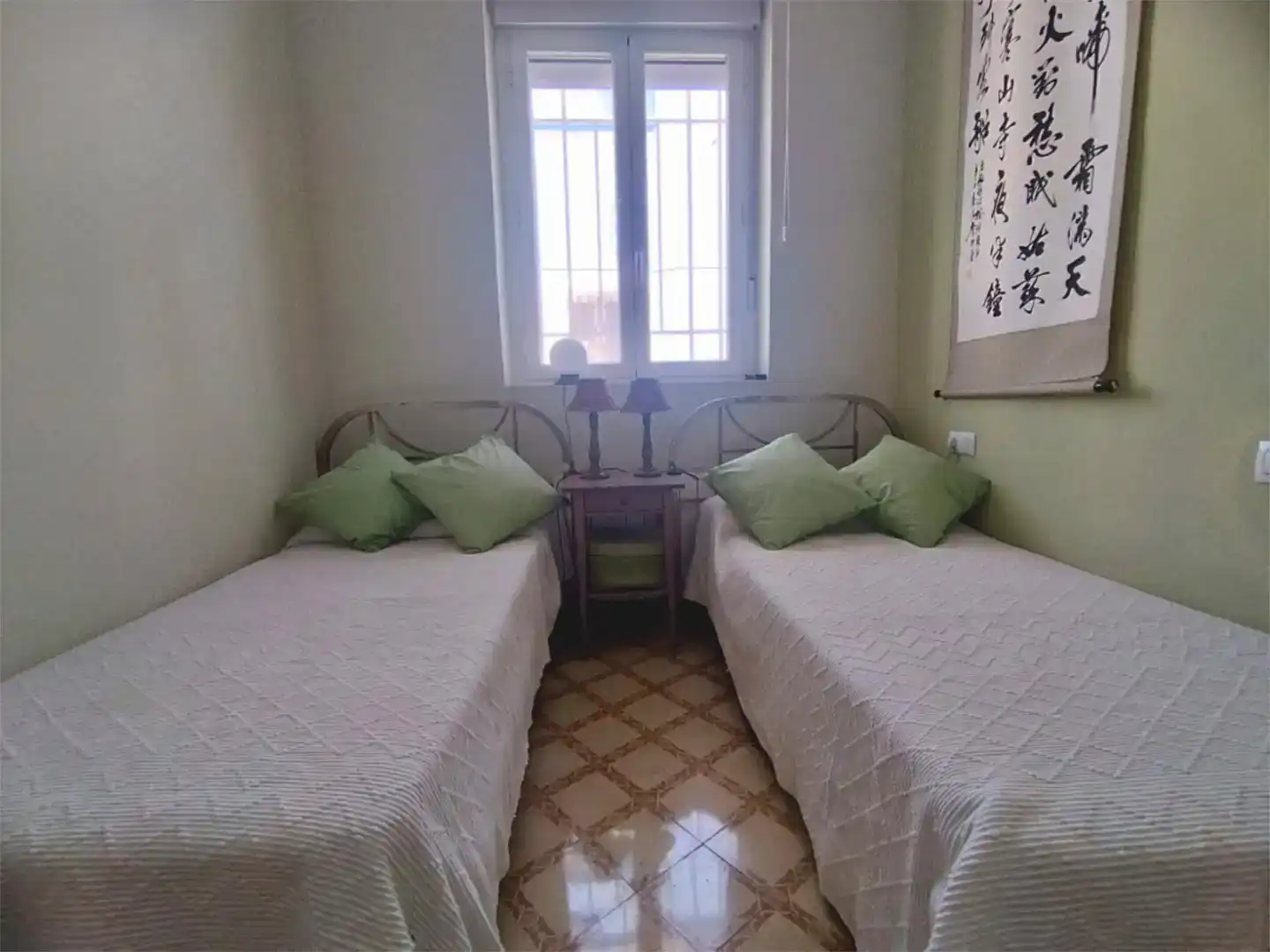 Schlafzimmer von Wohnung zur Miete in Jalance mit Klimaanlage, Möbliert und Waschmaschine