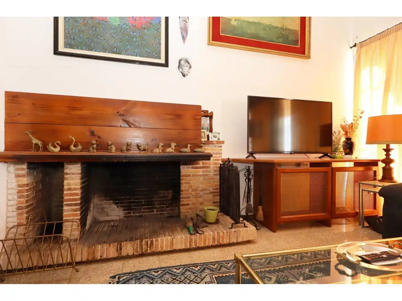 Sala d'estar de Casa o xalet en venda en Lloret de Mar amb Calefacció, Jardí privat i Terrassa