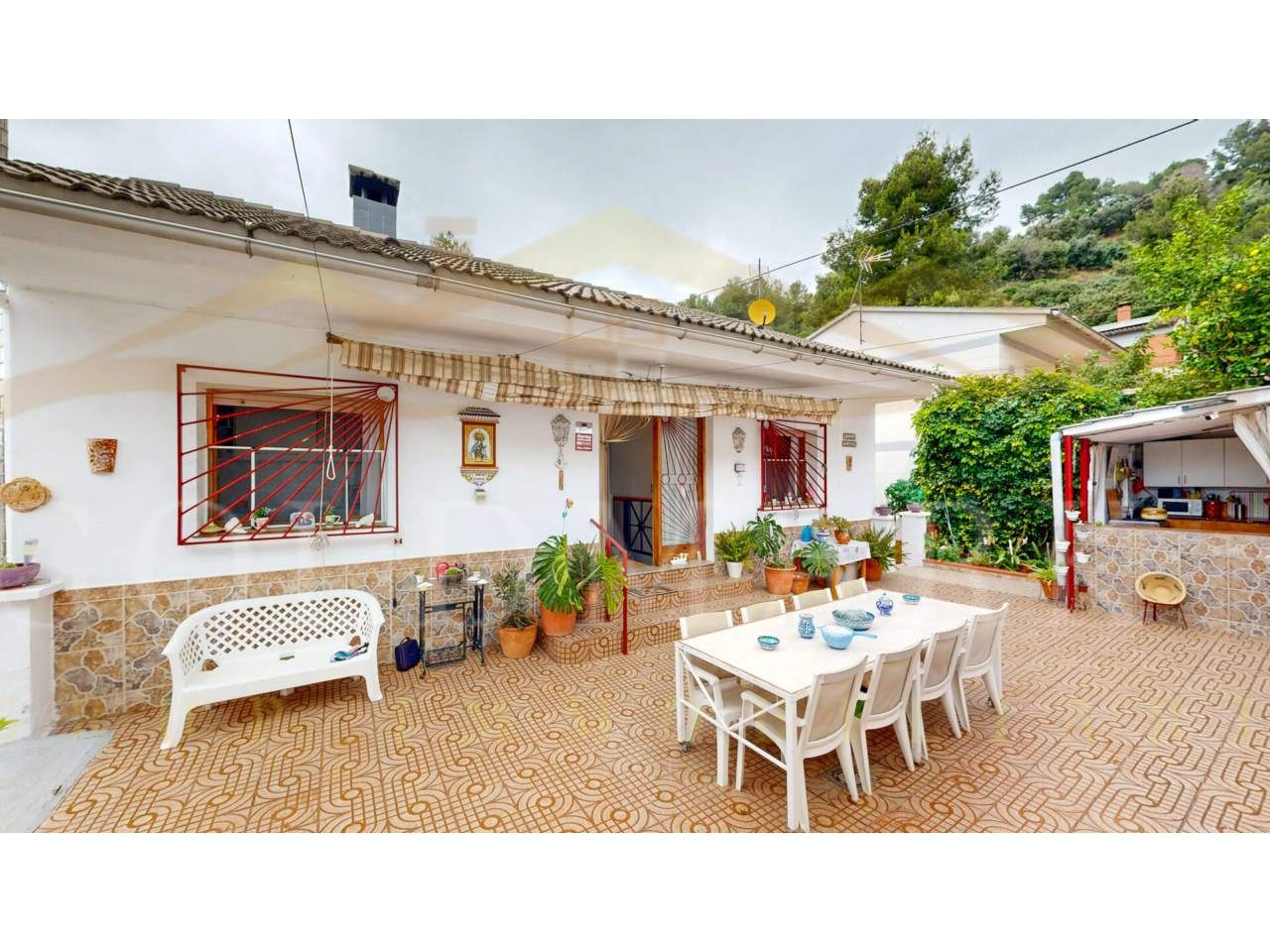 Exterior view of House or chalet for sale in Corbera de Llobregat  with Air Conditioner, Heating and Private garden