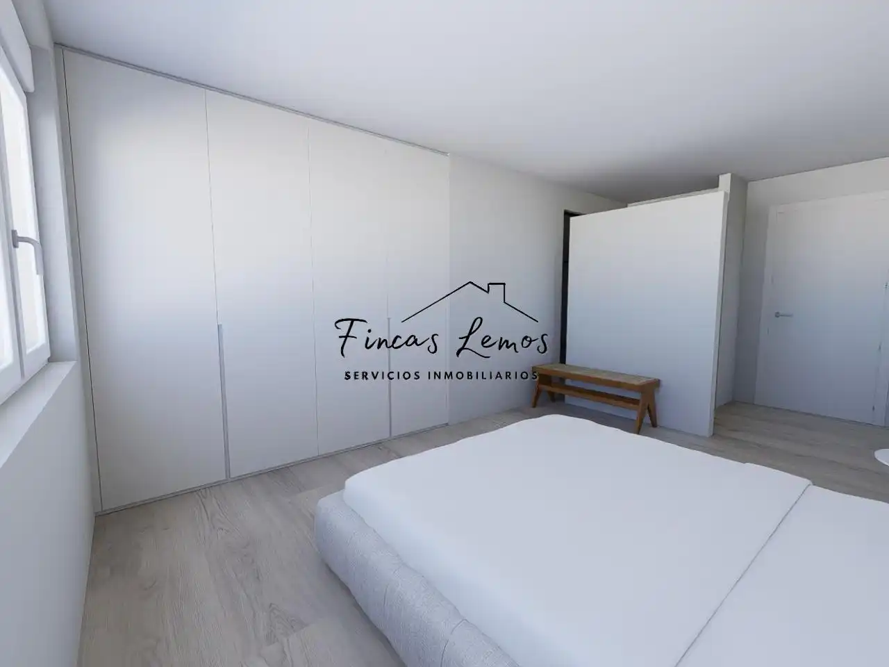 Bedroom of Flat for sale in Carballo  with Heating and Furnished