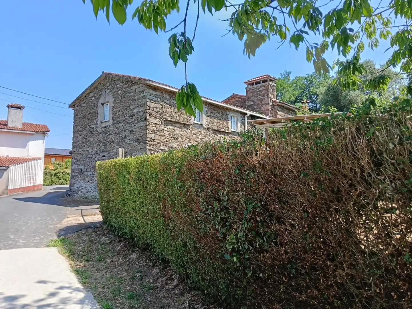 Vista exterior de Casa adosada en venta en Cesuras con Jardín privado y Trastero