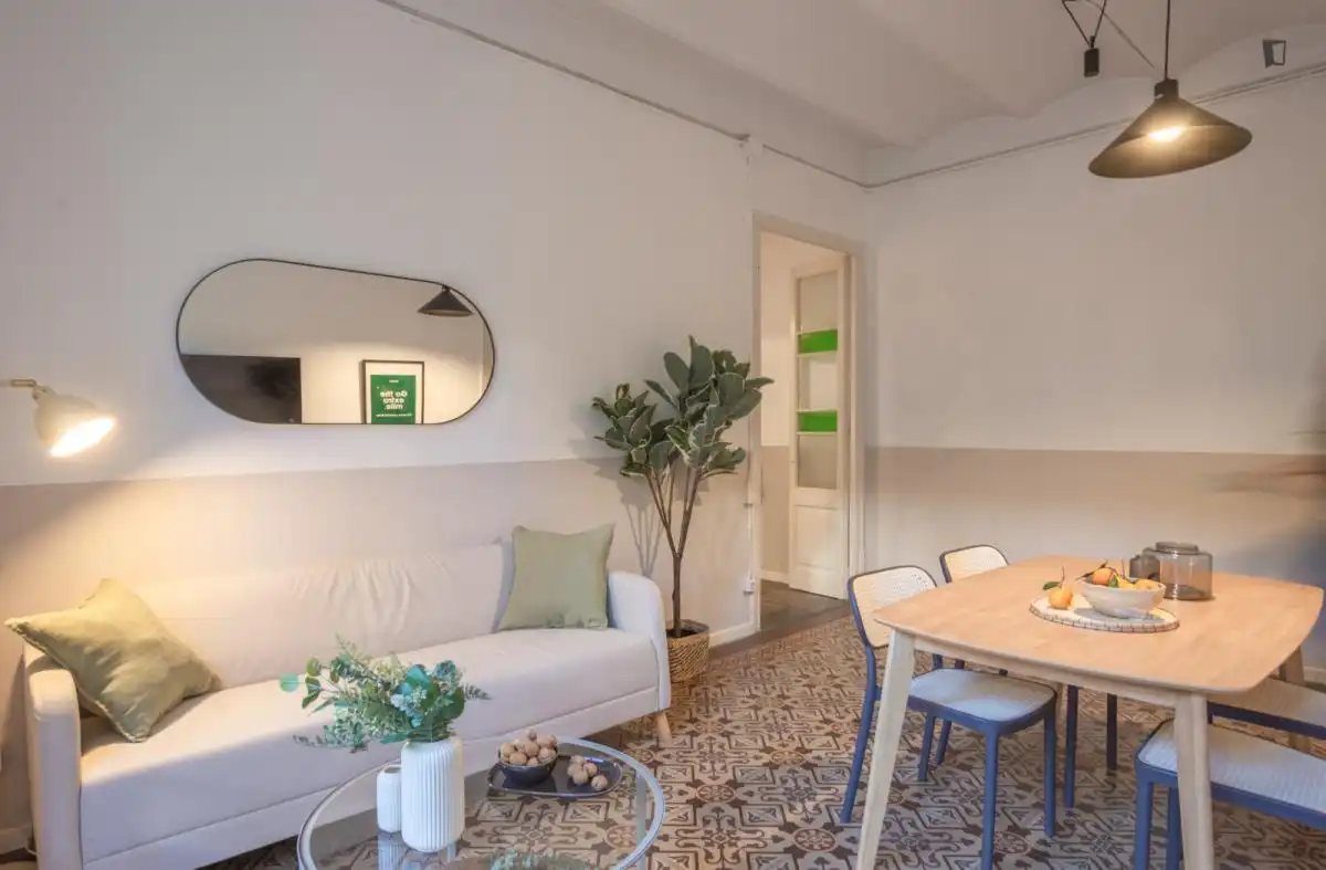 Living room of Apartments for share in  Palma de Mallorca  with Furnished, Oven and Washing machine
