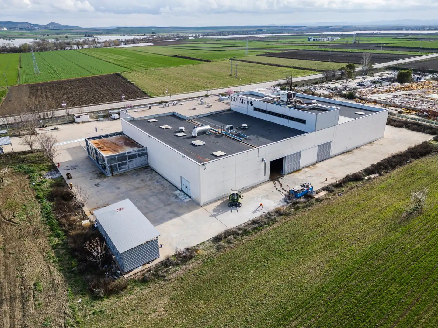 Vista exterior de Nave industrial en venta en Añover de Tajo