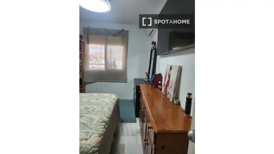 Schlafzimmer von Wohnung zur untervermieten in Mijas mit Klimaanlage, Terrasse und Möbliert