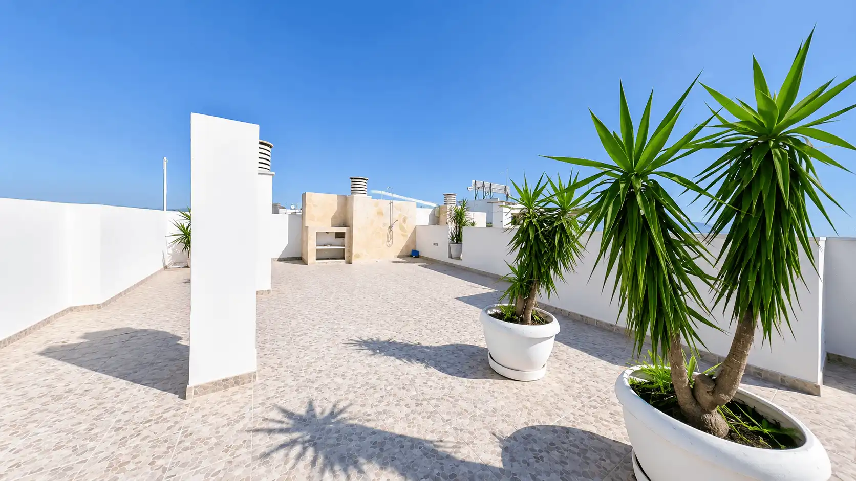 Terraza de Ático de alquiler en Sant Llorenç des Cardassar con Aire acondicionado, Terraza y Piscina