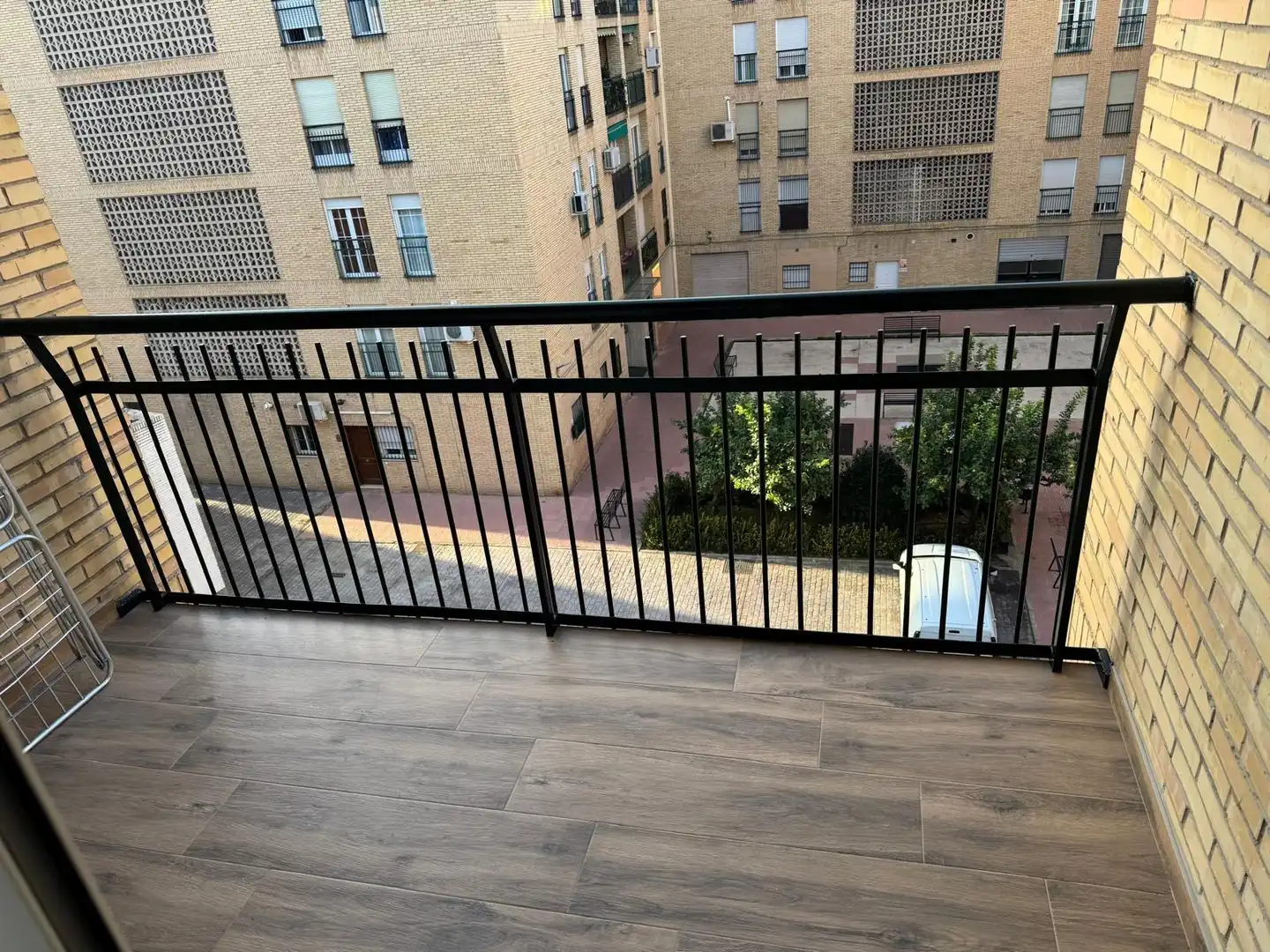 Balcony of Flat for rent in Granada  with Heating, Terrace and Furnished