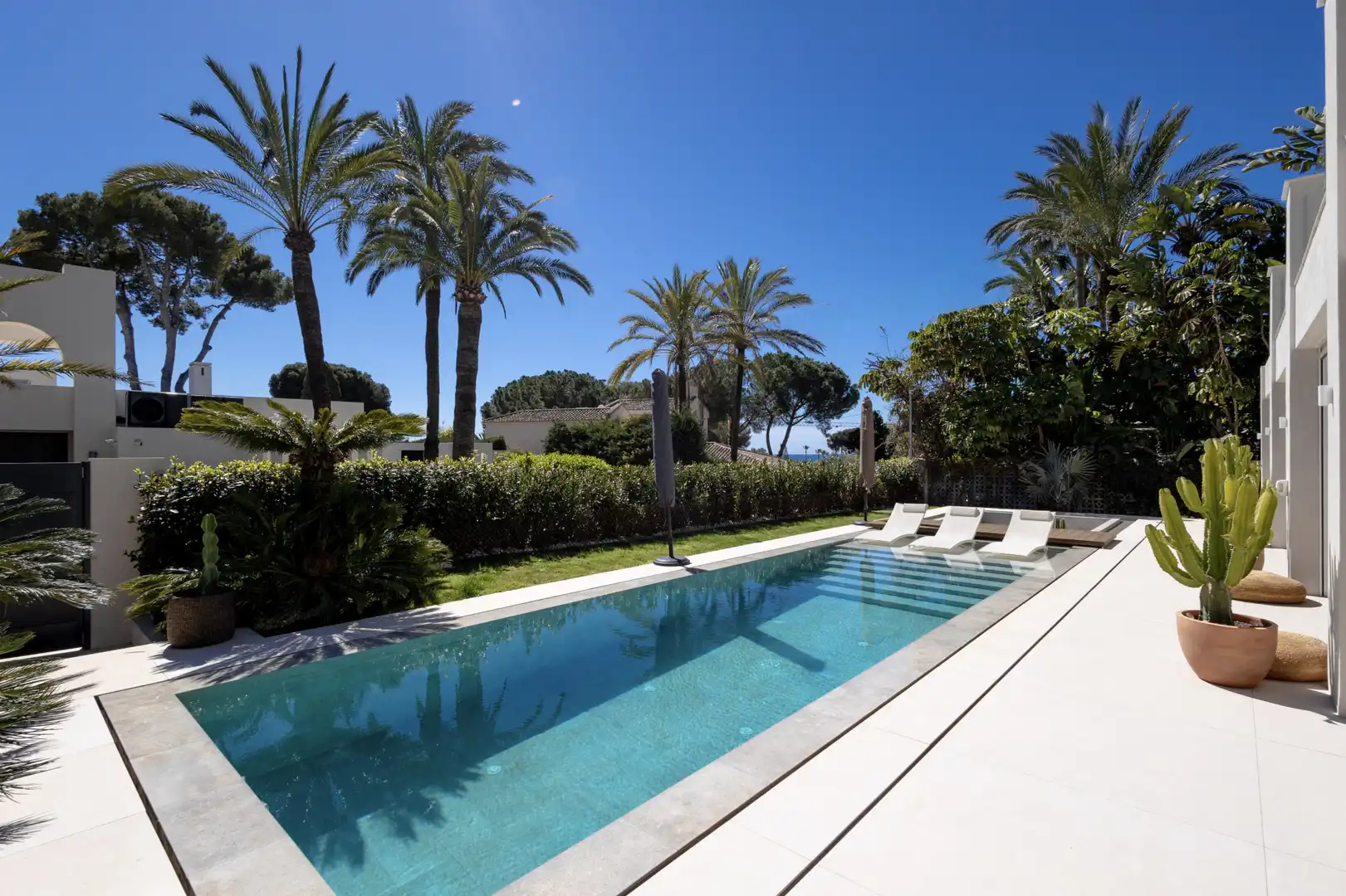 Jardí de Casa o xalet de lloguer en Marbella amb Calefacció, Jardí privat i Terrassa