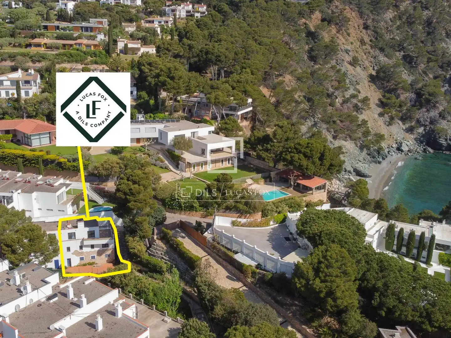 Außenansicht von Haus oder Chalet zum Verkauf in Begur mit Balkon