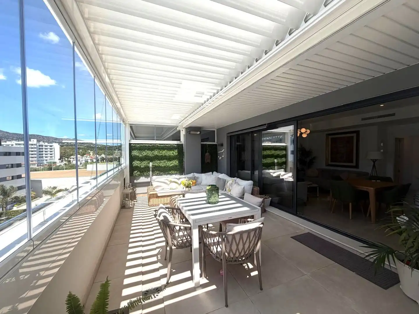 Terrasse von Dachboden zum Verkauf in Torremolinos mit Klimaanlage, Heizung und Terrasse