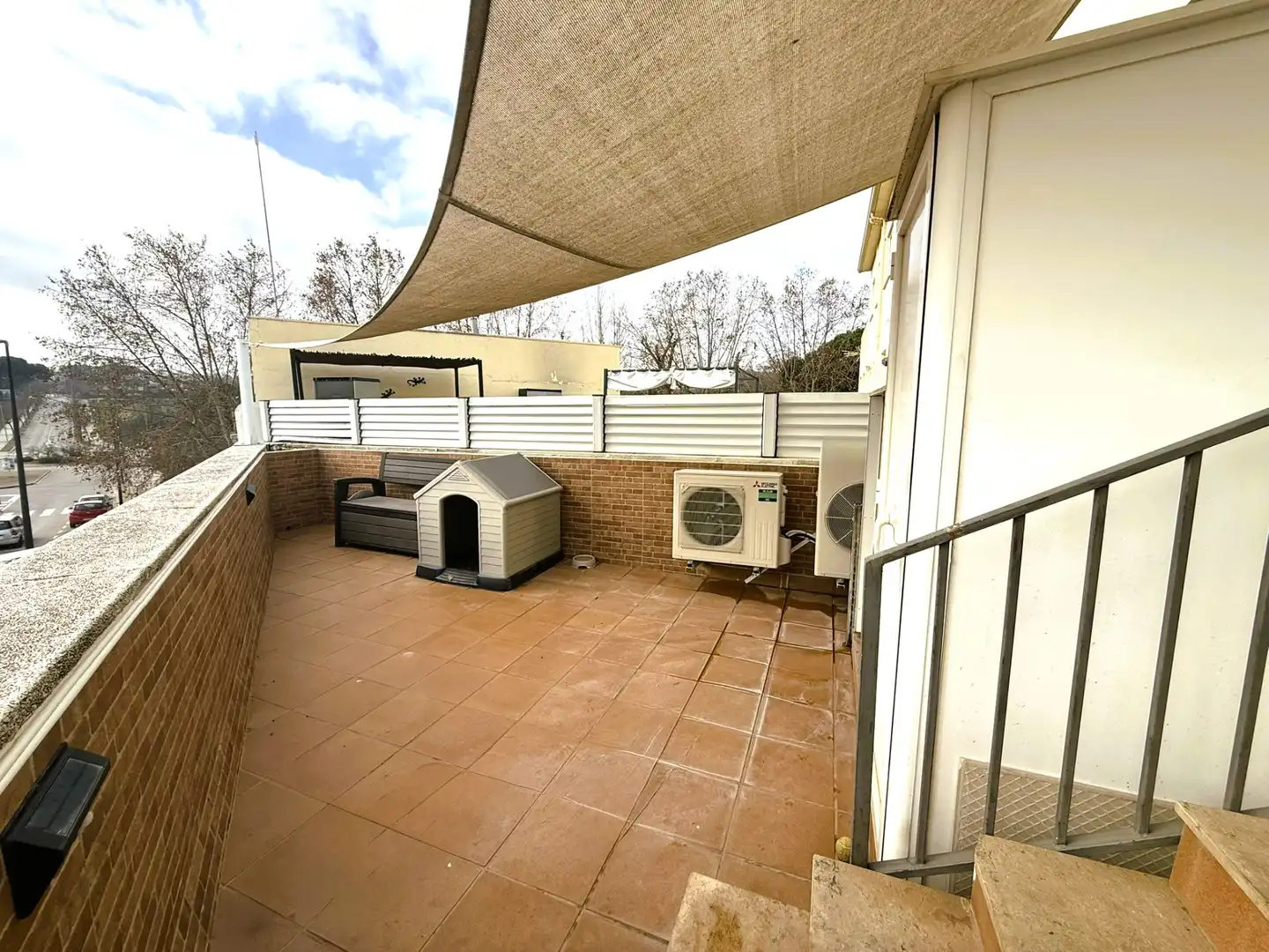 Terrace of Duplexes for sale in Palau-solità i Plegamans  with Air Conditioner, Heating and Parquet flooring