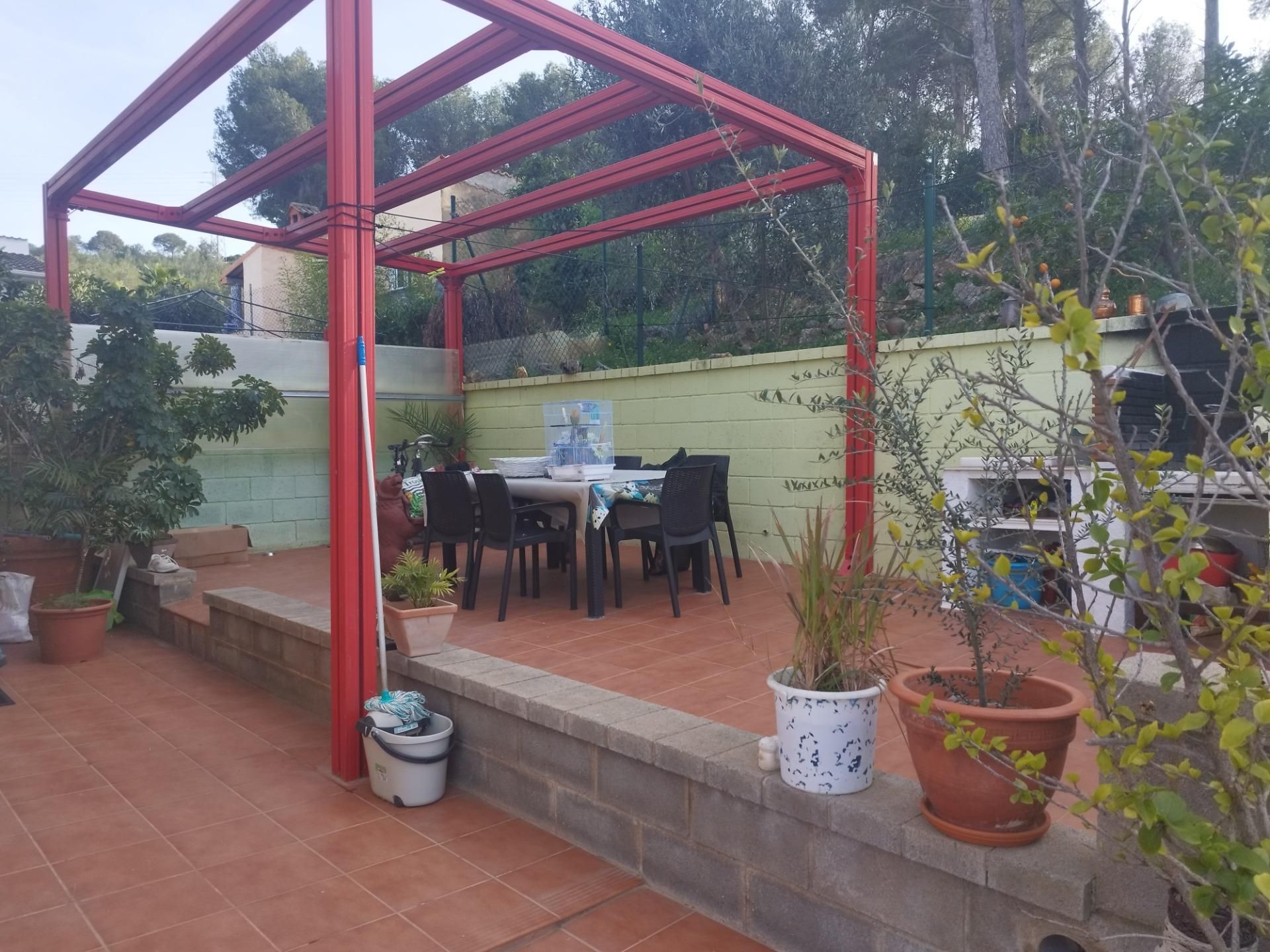 Terraza de Casa adosada en venta en Calafell con Aire acondicionado, Calefacción y Jardín privado