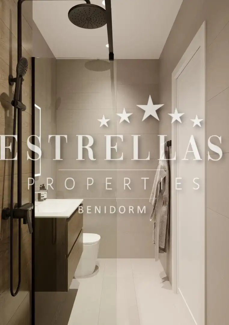 Habitación de Apartamento en venta en Benidorm con Aire acondicionado, Calefacción y Jardín privado