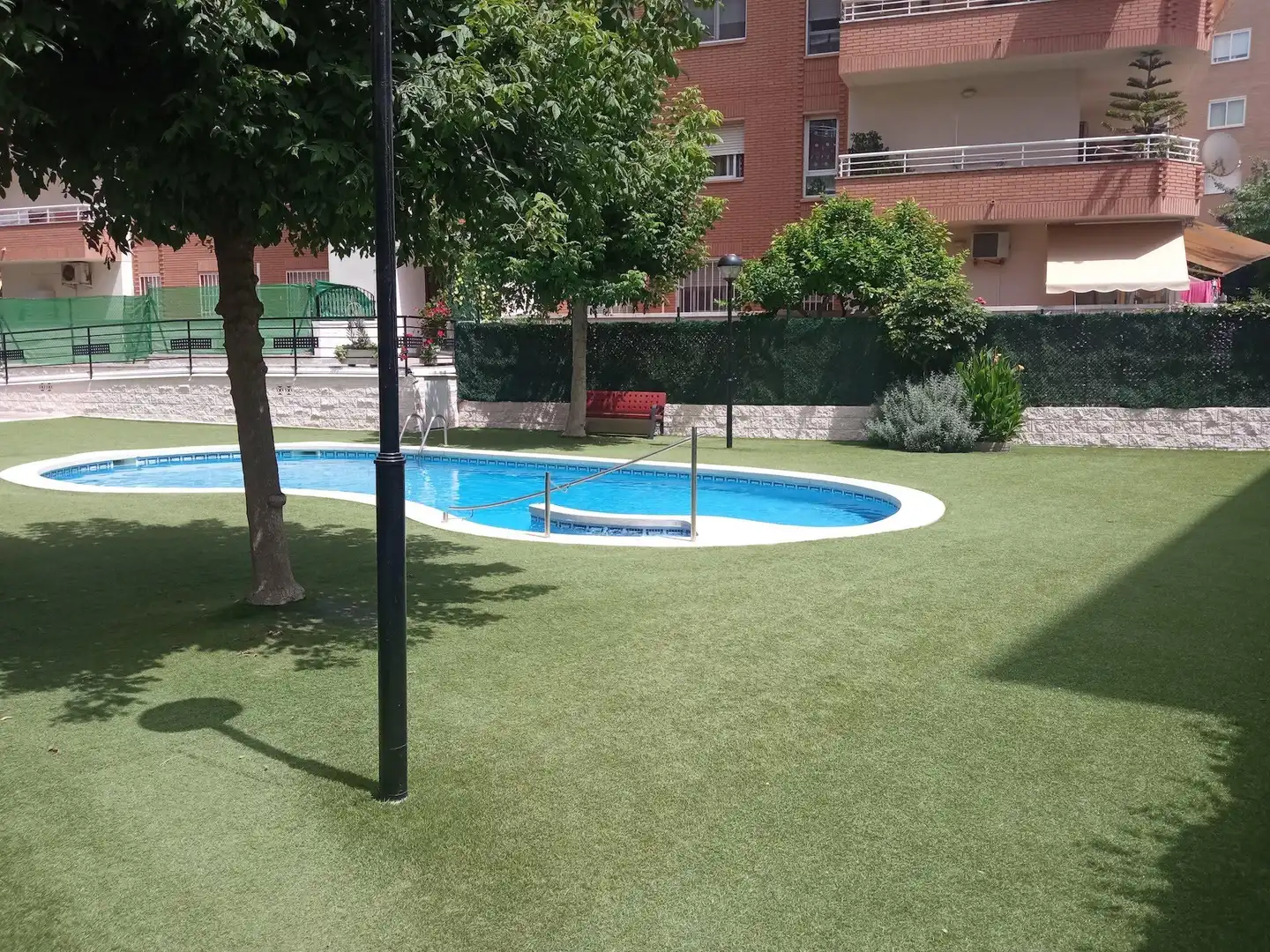 Swimming pool of Flat for sale in Salou  with Heating, Private garden and Swimming Pool