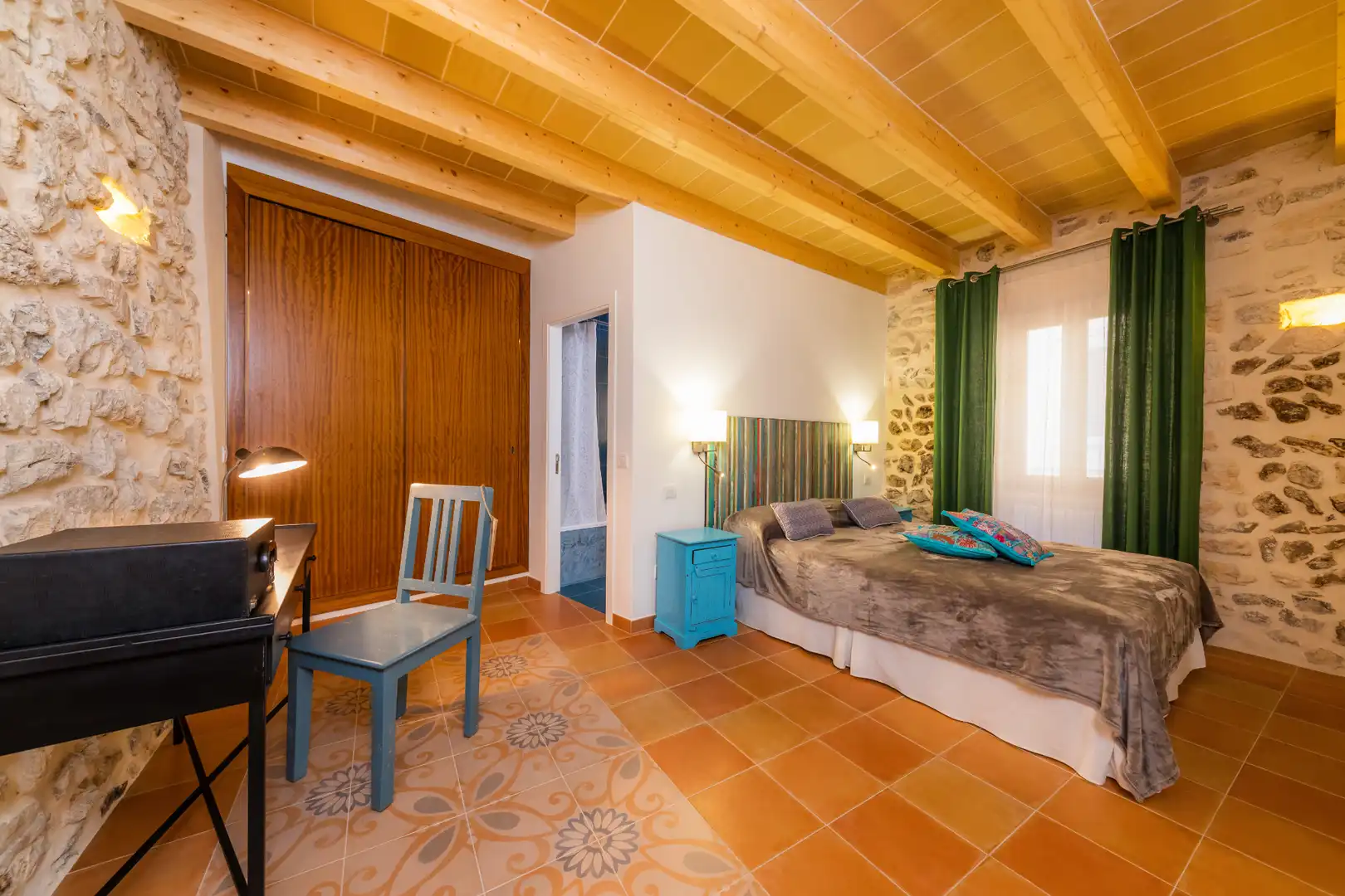 Bedroom of Detached homes for rent in Artà  with Air Conditioner, Heating and Terrace
