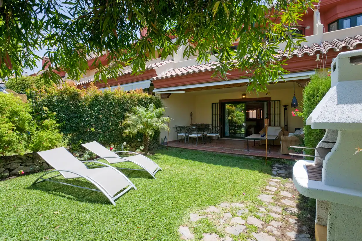 Garden of Houses for rent in Marbella  with Furnished and Pets allowed