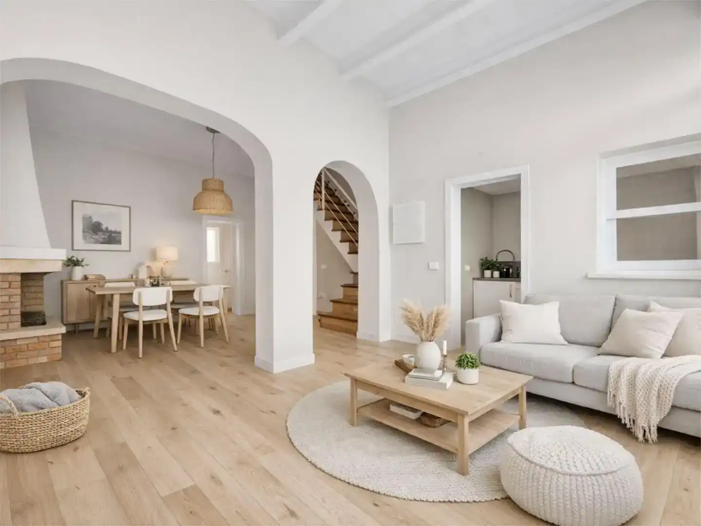 Sala d'estar de Casa adosada en venda en  Palma de Mallorca amb Aire condicionat