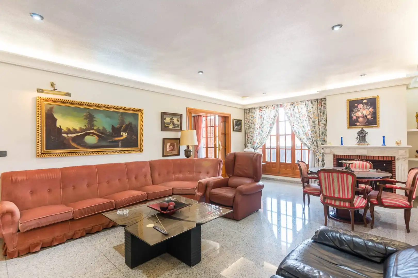 Living room of Houses for sale in Las Torres de Cotillas  with Air Conditioner, Heating and Private garden