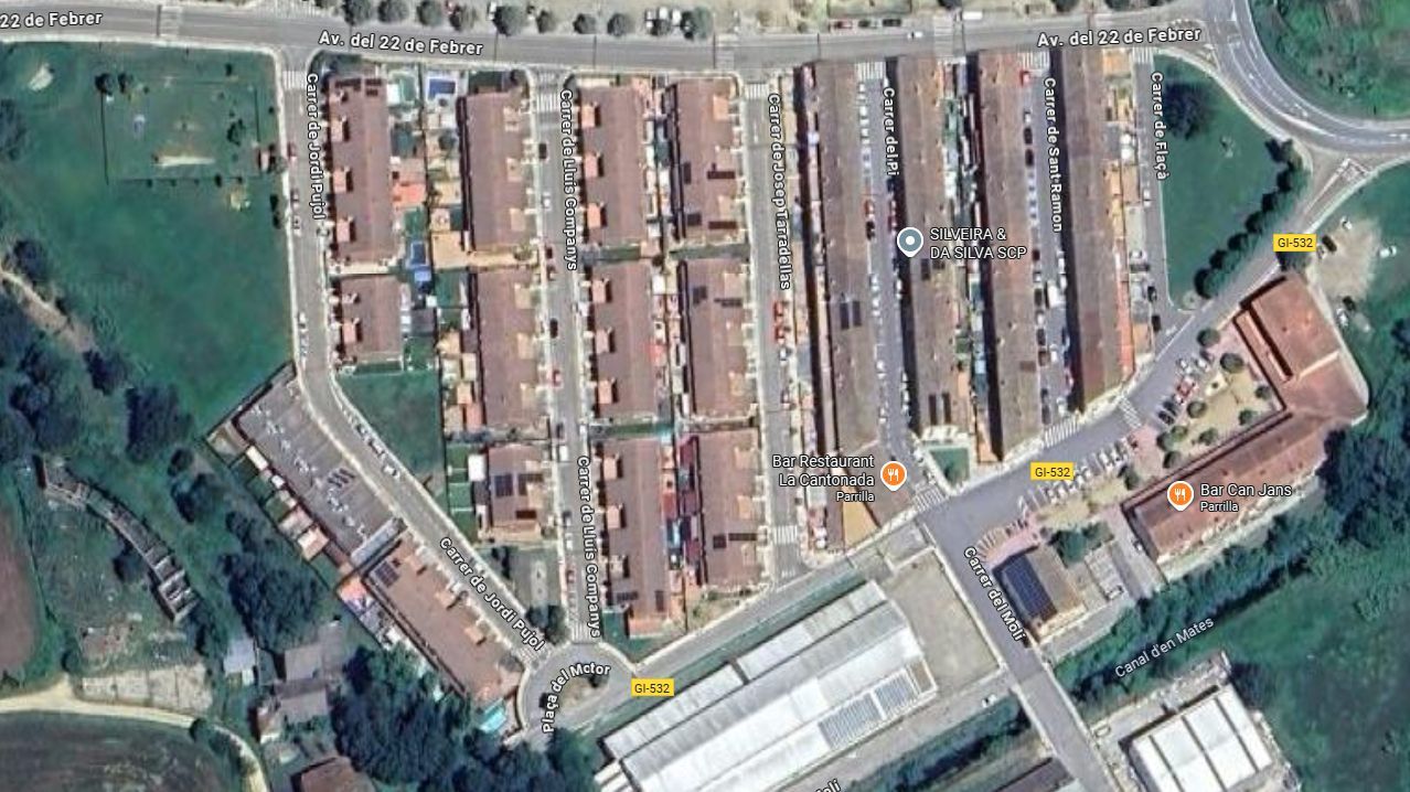 Vista exterior de Pis en venda en Sant Julià del Llor i Bonmatí