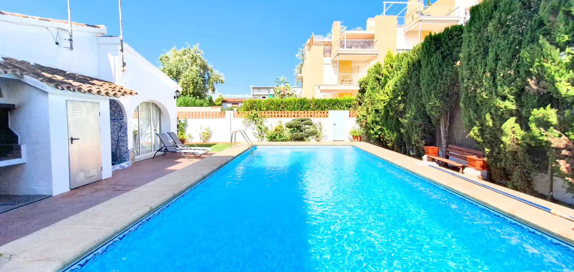 Swimming pool of Houses for rent in Dénia  with Air Conditioner, Heating and Private garden