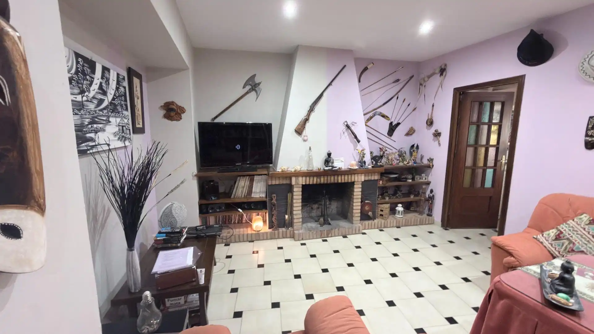Sala d'estar de Edifici en venda en Cortegana