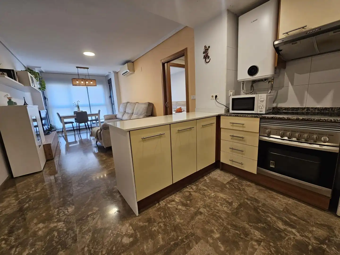 Cuina de Pis en venda en Valencia amb Jardí privat, Parquet i Moblat