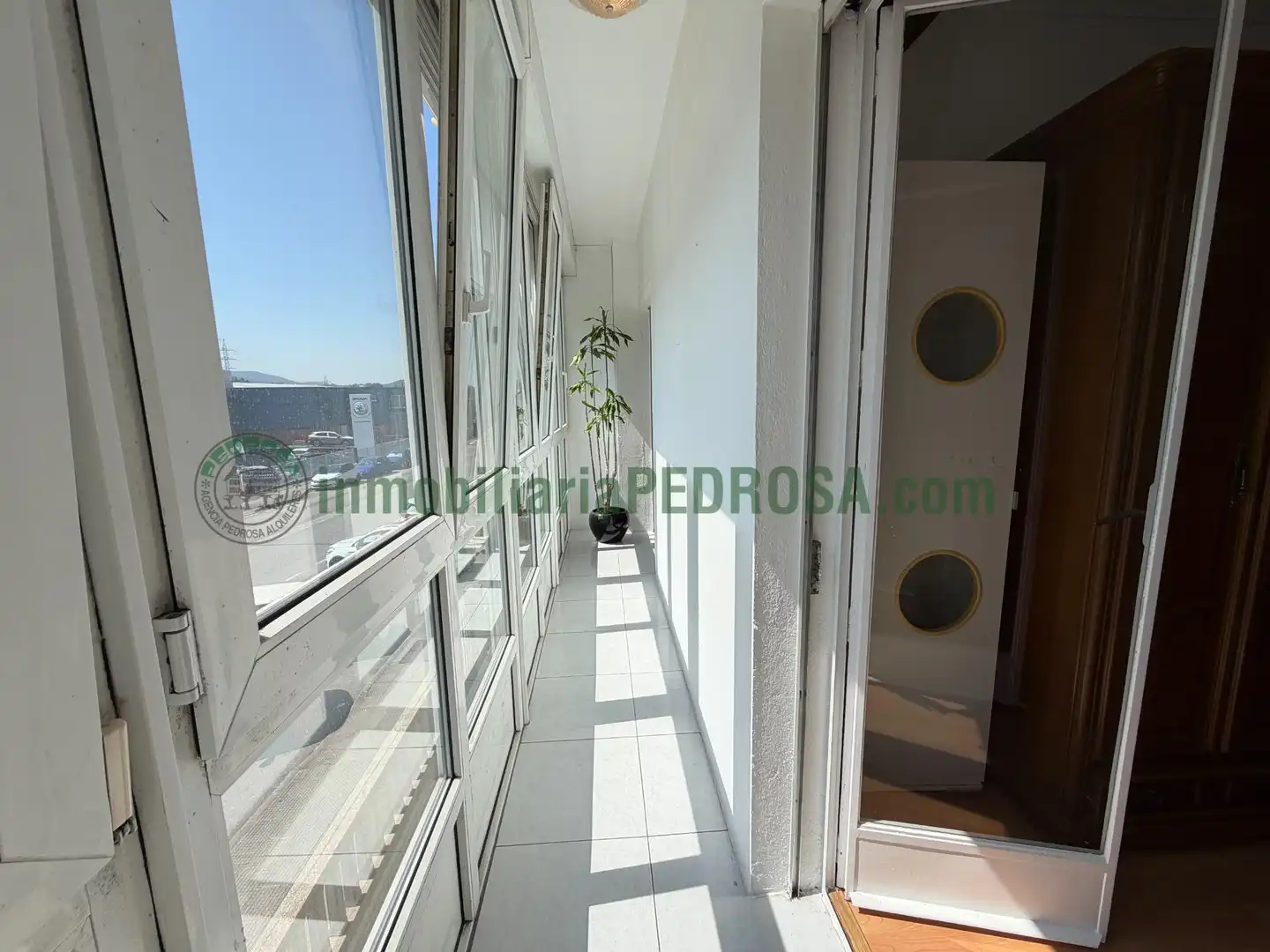 Terraza de Piso de alquiler en Pontevedra Capital  con Calefacción, Amueblado y Balcón