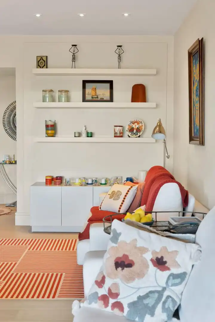 Wohnzimmer von Dachboden zur Miete in Marbella mit Klimaanlage, Terrasse und Schwimmbad