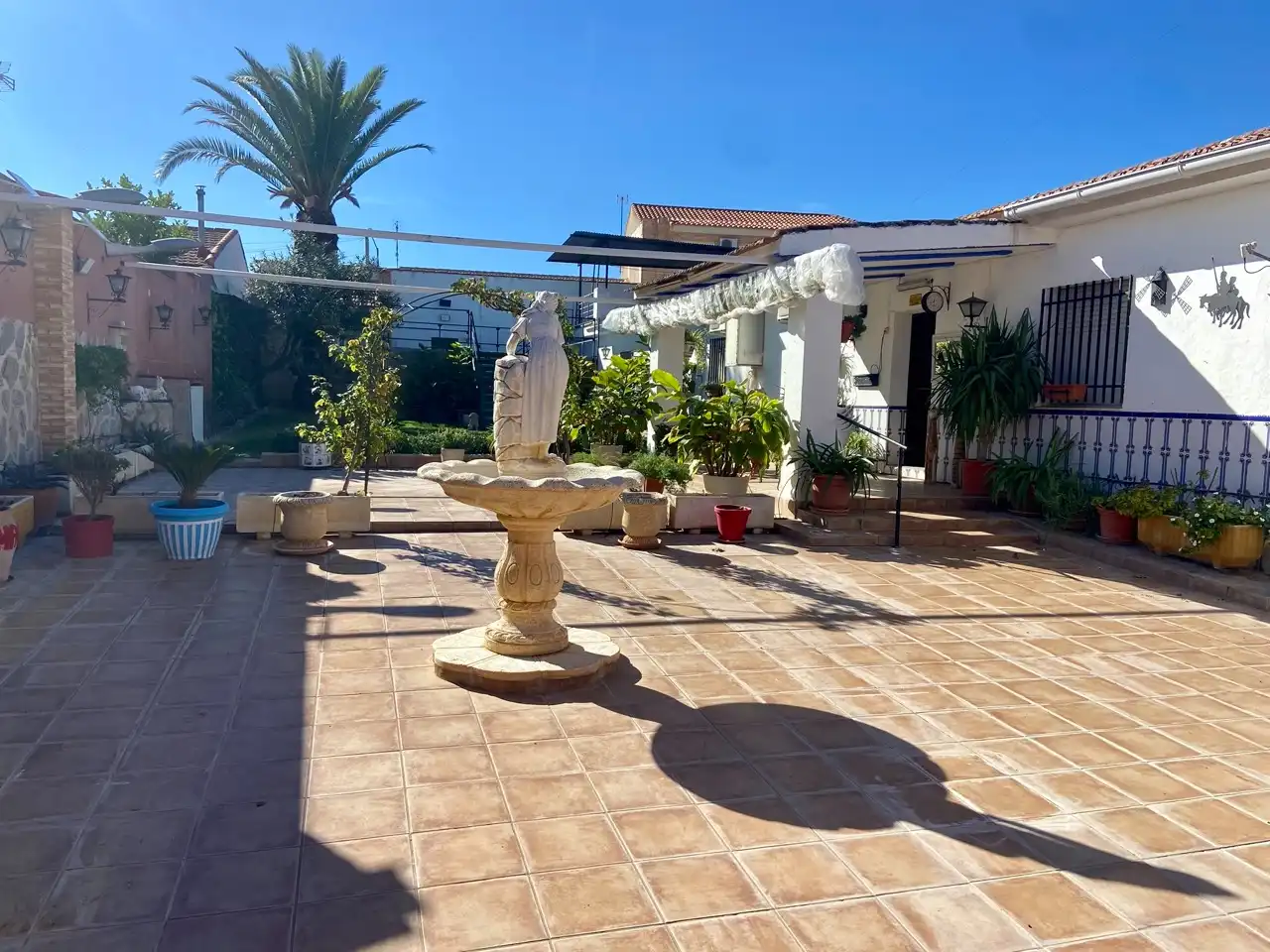 Terrassa de Casa adosada en venda en Malagón amb Aire condicionat, Calefacció i Jardí privat
