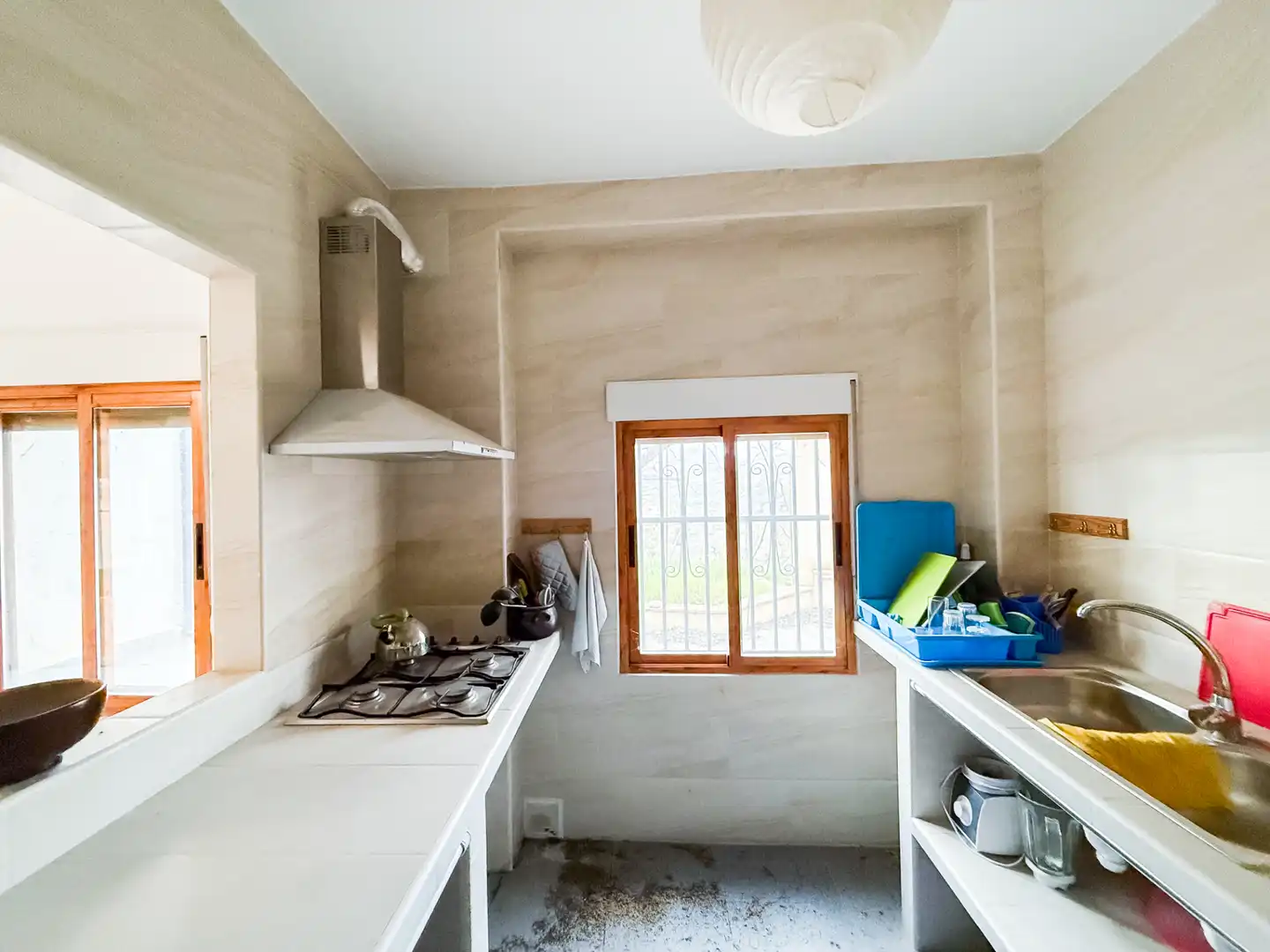 Cocina de Finca rústica en venta en Gor con Jardín privado, Terraza y Amueblado