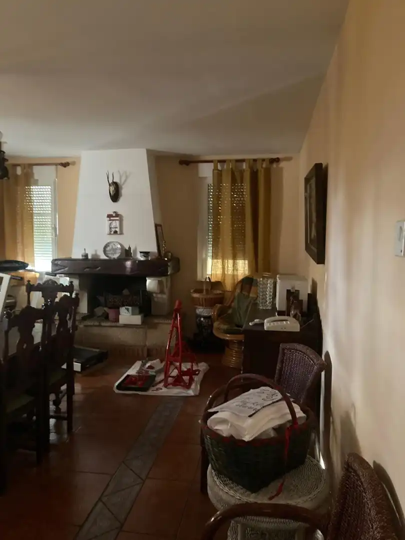 Sala de estar de Casa o chalet en venta en Valdefresno con Calefacción, Jardín privado y Terraza