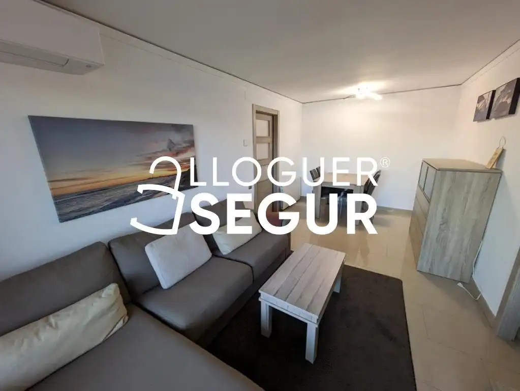 Wohnzimmer von Wohnung zur Miete in Montgat mit Klimaanlage, Heizung und Terrasse