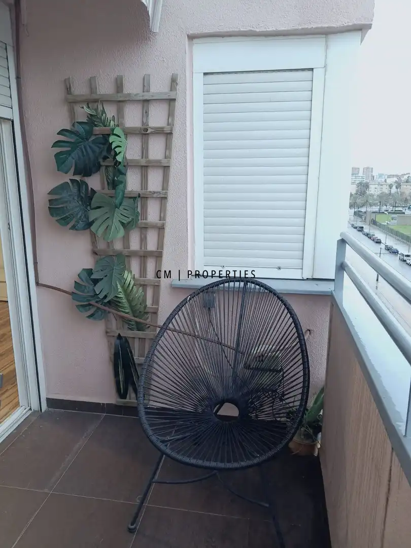 Balcony of Attic for rent in Valencia  with Heating, Terrace and Furnished