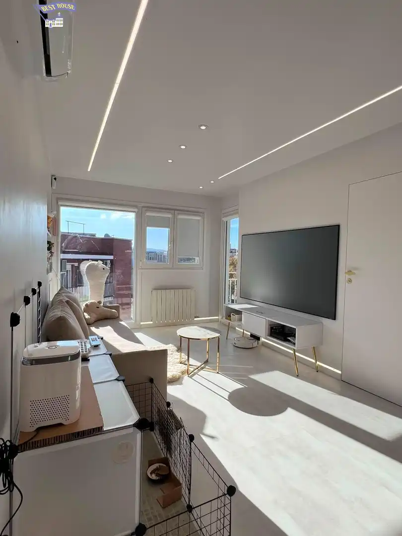 Living room of Flat for sale in La Llagosta  with Air Conditioner, Heating and Parquet flooring
