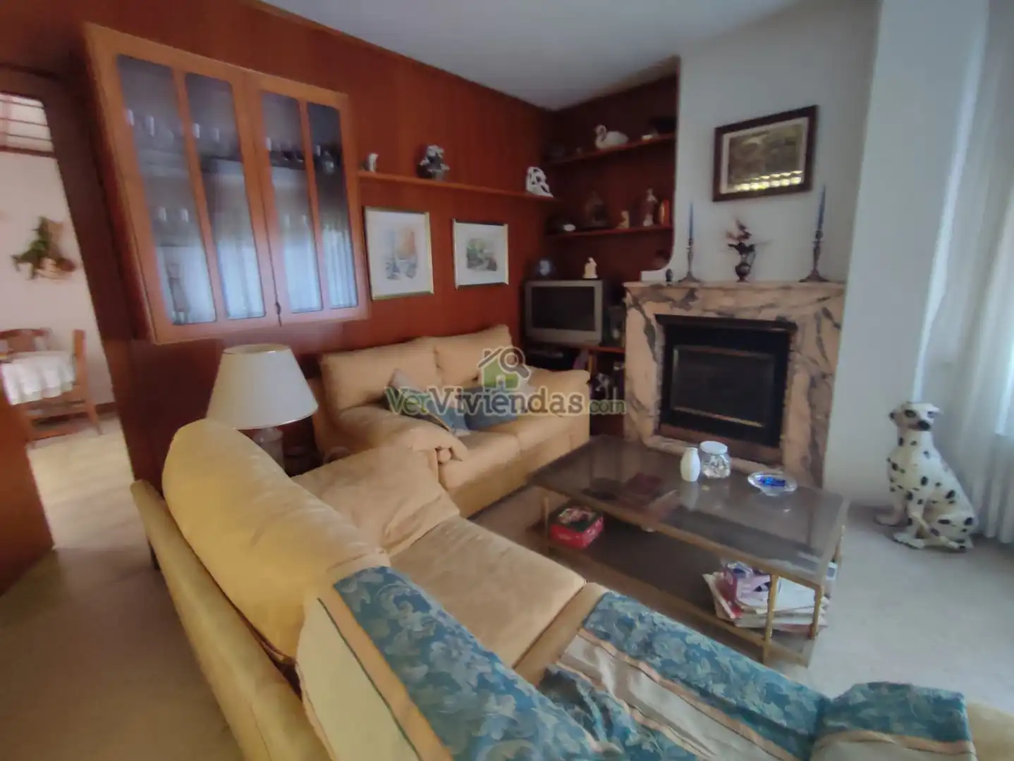 Sala de estar de Casa o chalet en venta en Vallirana con Jardín privado, Terraza y Horno